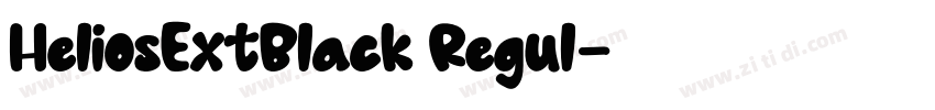 HeliosExtBlack Regul字体转换 HeliosExtBlack Regul字体转换